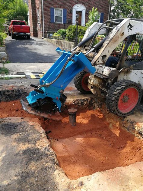 mini skid steer plate compactor|compaction plate for excavator.